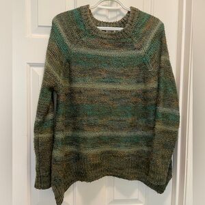 Mossimo Supply Co. Green and Brown Sweater